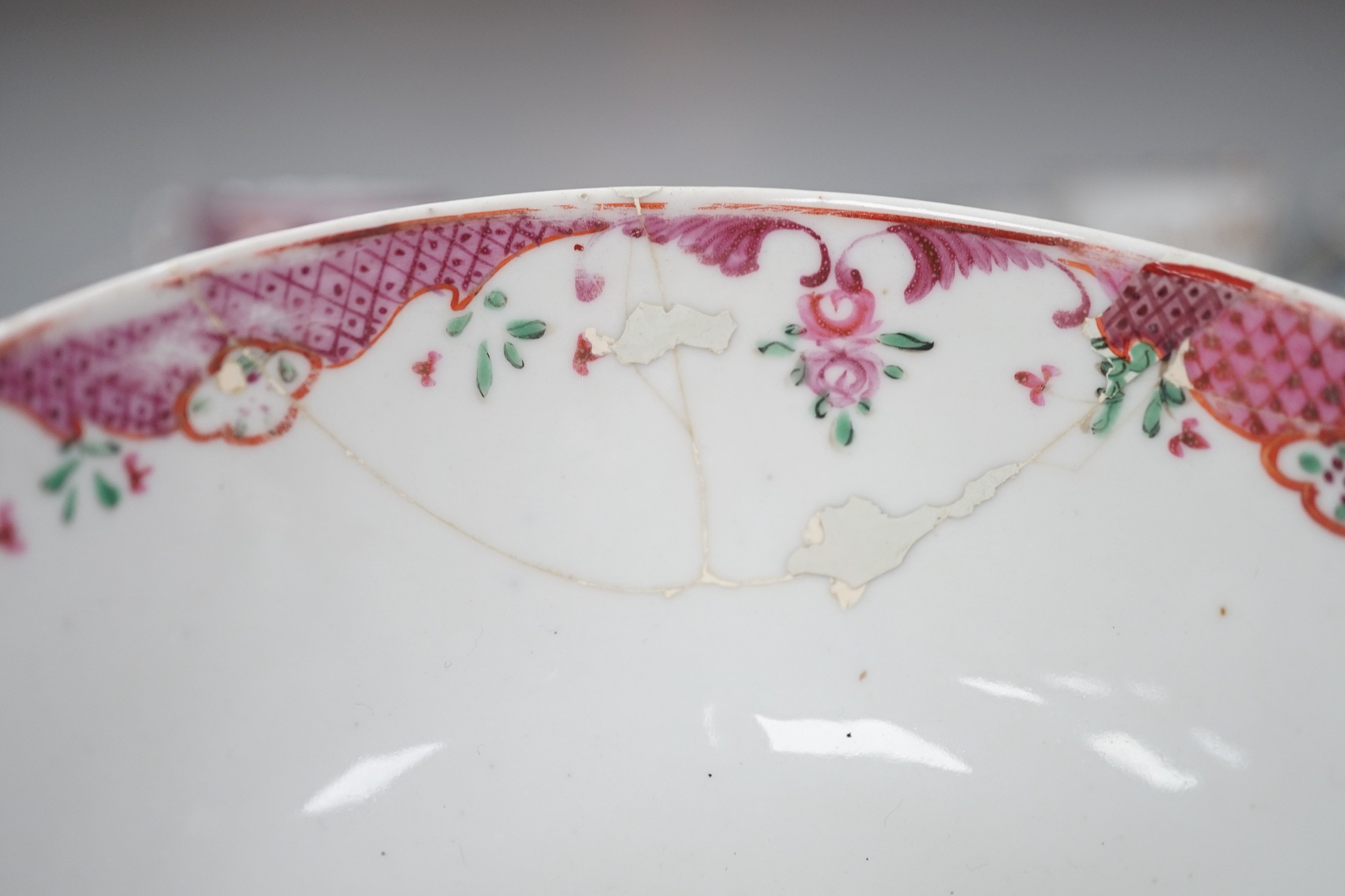 19th century and later ceramics including Chinese export, Meissen, English ceramics etc.